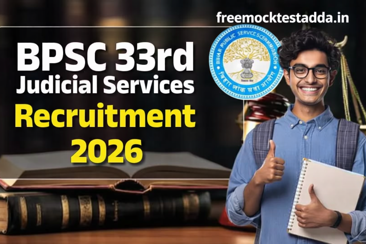BPSC Recruitment 2026 Civil Judge Application Last Date Extended